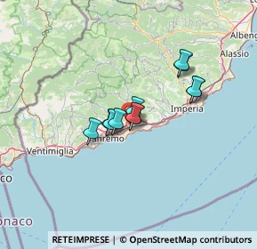 Mappa Via Periane, 18018 Taggia IM, Italia (9.02545)