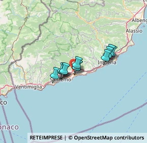 Mappa Via Periane, 18018 Taggia IM, Italia (8.31833)