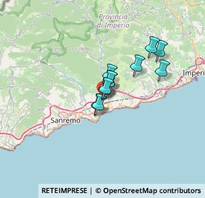 Mappa Via Periane, 18018 Taggia IM, Italia (4.08)