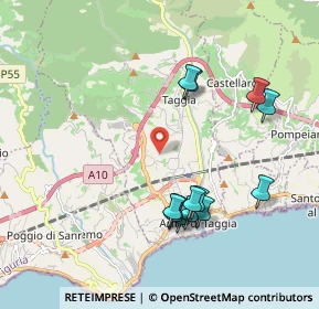 Mappa Via Periane, 18018 Taggia IM, Italia (2.03769)