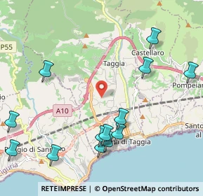 Mappa Via Periane, 18018 Taggia IM, Italia (2.59615)