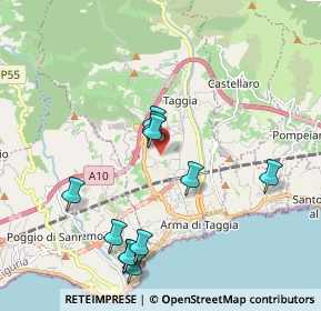 Mappa Via Periane, 18018 Taggia IM, Italia (2.08364)