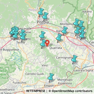 Mappa Via Montemagno, 51039 Quarrata PT, Italia (10.6835)