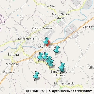Mappa Via Nino Bixio, 61025 Montelabbate PU, Italia (2.03182)