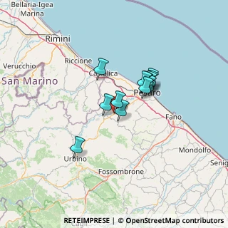 Mappa Via Nino Bixio, 61025 Montelabbate PU, Italia (9.53333)