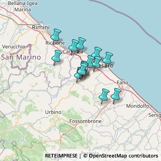 Mappa Via Nino Bixio, 61025 Montelabbate PU, Italia (9.02643)
