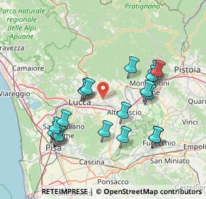 Mappa Via Antonio Rossi, 55012 Lucca LU, Italia (15.261)