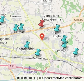 Mappa Via Antonio Rossi, 55012 Lucca LU, Italia (2.21818)