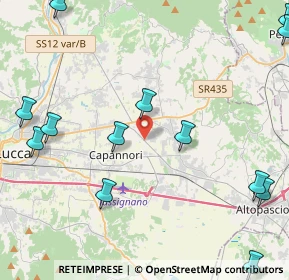 Mappa Via Antonio Rossi, 55012 Lucca LU, Italia (6.09)