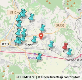 Mappa Via Antonio Rossi, 55012 Lucca LU, Italia (4.29313)