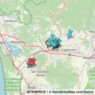 Mappa Via per Corte Pistelloni, 55100 Lucca LU, Italia (4.685)