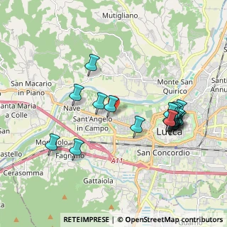 Mappa Via per Corte Pistelloni, 55100 Lucca LU, Italia (2.0395)