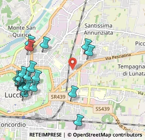 Mappa Via per Corte Capecchi, 55100 Lucca LU, Italia (1.32)
