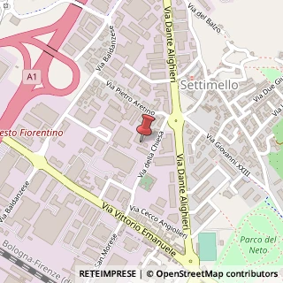 Mappa Via della Chiesa, 32, 50041 Calenzano, Firenze (Toscana)