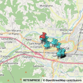 Mappa Via della Scogliera, 55100 Lucca LU, Italia (1.7225)