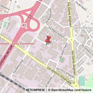 Mappa Via Giovanni Boccaccio, 46, 50041 Calenzano, Firenze (Toscana)