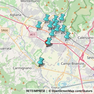 Mappa Via Franco Sacchetti, 59100 Prato PO, Italia (3.16429)