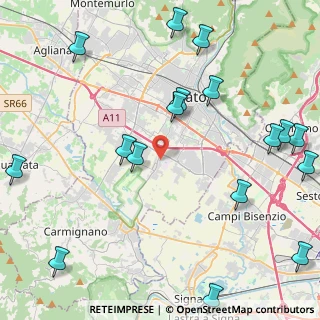 Mappa Via Franco Sacchetti, 59100 Prato PO, Italia (6.13667)
