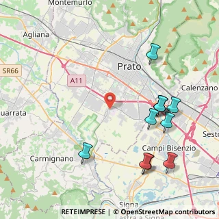Mappa Via Franco Sacchetti, 59100 Prato PO, Italia (4.85)