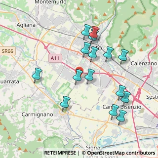 Mappa Via Franco Sacchetti, 59100 Prato PO, Italia (4.02)