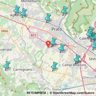 Mappa Via Franco Sacchetti, 59100 Prato PO, Italia (6.322)
