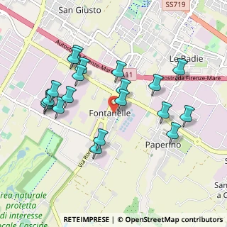 Mappa Via Franco Sacchetti, 59100 Prato PO, Italia (1.004)