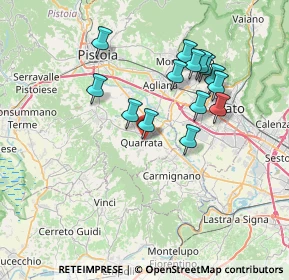 Mappa Via della Repubblica, 51039 Quarrata PT, Italia (6.835)