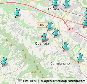 Mappa Via della Repubblica, 51039 Quarrata PT, Italia (6.71375)