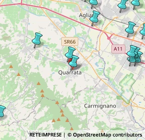 Mappa Via della Repubblica, 51039 Quarrata PT, Italia (6.7)