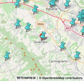 Mappa Via della Repubblica, 51039 Quarrata PT, Italia (6.56)