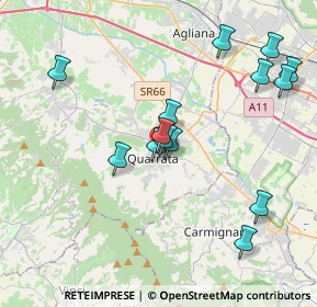 Mappa Via della Repubblica, 51039 Quarrata PT, Italia (3.985)