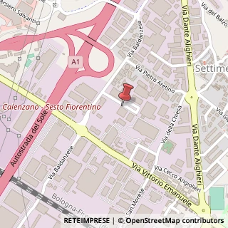 Mappa Via Giovanni Boccaccio, 40, 50041 Calenzano, Firenze (Toscana)