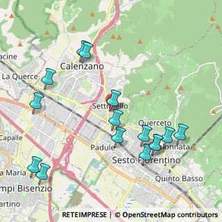 Mappa Via del Gufo, 50041 Calenzano FI, Italia (2.38867)