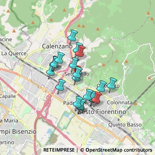 Mappa Via del Gufo, 50041 Calenzano FI, Italia (1.4705)