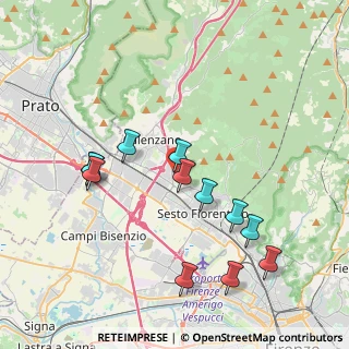 Mappa Via del Gufo, 50041 Calenzano FI, Italia (4.05417)