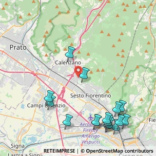 Mappa Via del Gufo, 50041 Calenzano FI, Italia (5.80188)
