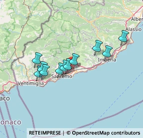 Mappa Localita, 18038 Sanremo IM, Italia (11.74727)