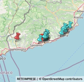 Mappa Localita, 18038 Sanremo IM, Italia (8.87929)