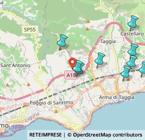 Mappa Localita, 18038 Sanremo IM, Italia (2.73636)