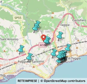 Mappa Localita, 18038 Sanremo IM, Italia (1.996)