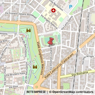 Mappa Via dello Stadio, 92, 55100 Lucca, Lucca (Toscana)