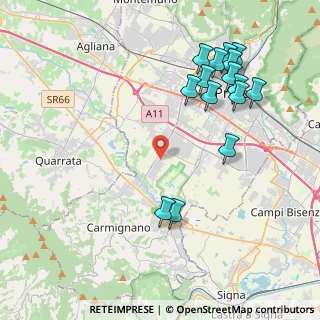 Mappa Via Pompeo Ciotti, 59100 Prato PO, Italia (4.724)