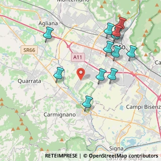 Mappa Via Pompeo Ciotti, 59100 Prato PO, Italia (4.4825)