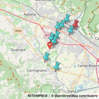 Mappa Via Pompeo Ciotti, 59100 Prato PO, Italia (3.08455)