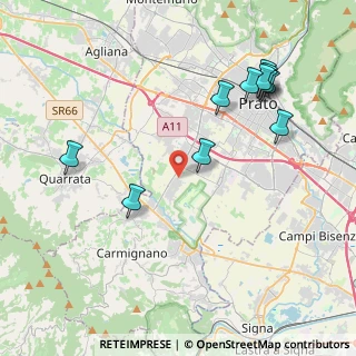 Mappa Via Pompeo Ciotti, 59100 Prato PO, Italia (4.68273)