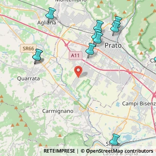 Mappa Via Pompeo Ciotti, 59100 Prato PO, Italia (5.78727)