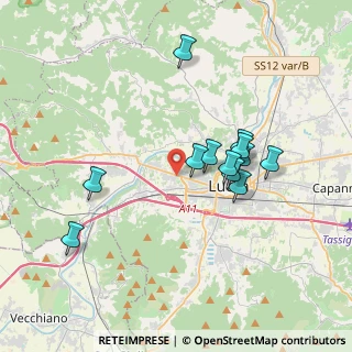 Mappa Traversa X Viale Puccini, 55100 Lucca LU, Italia (3.3875)