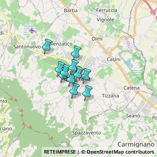 Mappa Via Dante Alighieri, 51039 Quarrata PT, Italia (0.98273)