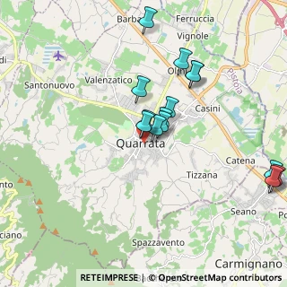 Mappa Via Dante Alighieri, 51039 Quarrata PT, Italia (1.86143)