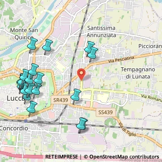 Mappa Via Dante Alighieri, 55100 Arancio LU, Italia (1.4)